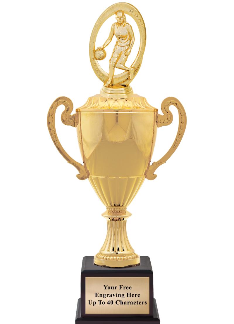 16 3/4" SOVEREIGN CUP W/FIGURE