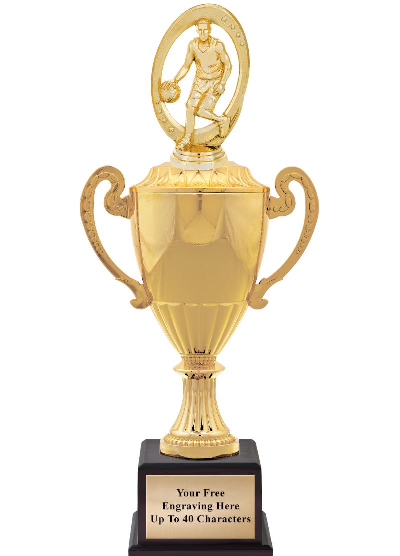 16 3/4" SOVEREIGN CUP W/FIGURE