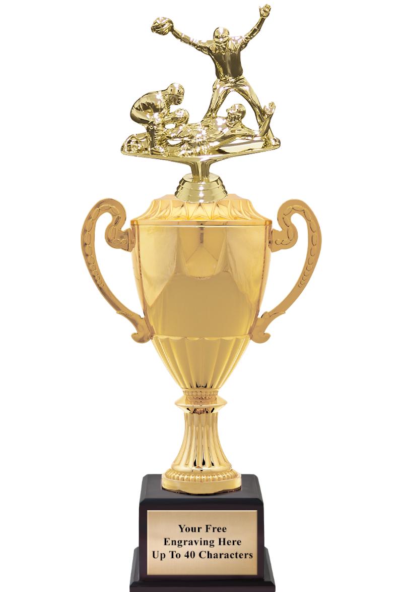 16 3/4" SOVEREIGN CUP W/FIGURE