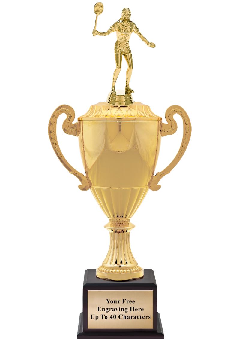 16 3/4" SOVEREIGN CUP W/FIGURE