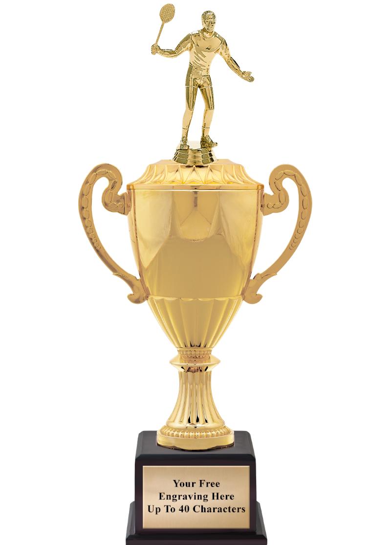 16 3/4" SOVEREIGN CUP W/FIGURE