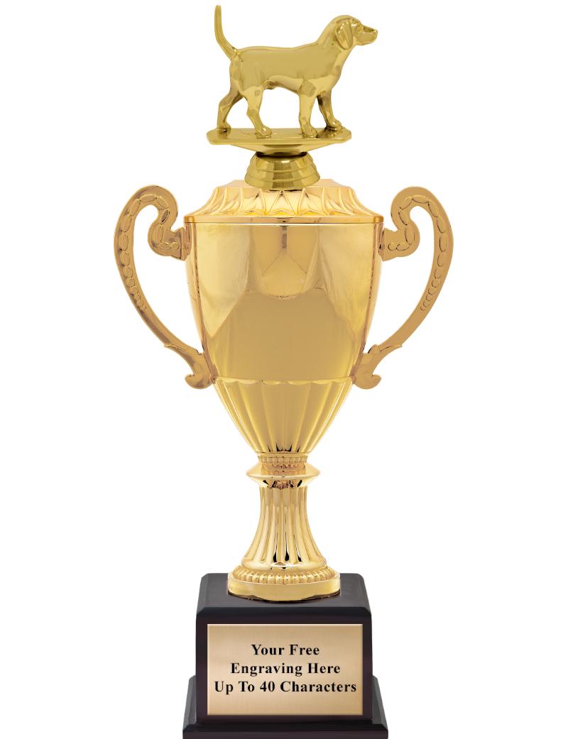 16 3/4" SOVEREIGN CUP W/FIGURE