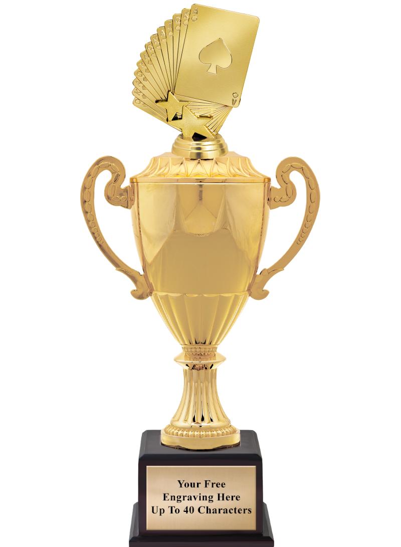 16 3/4" SOVEREIGN CUP W/FIGURE