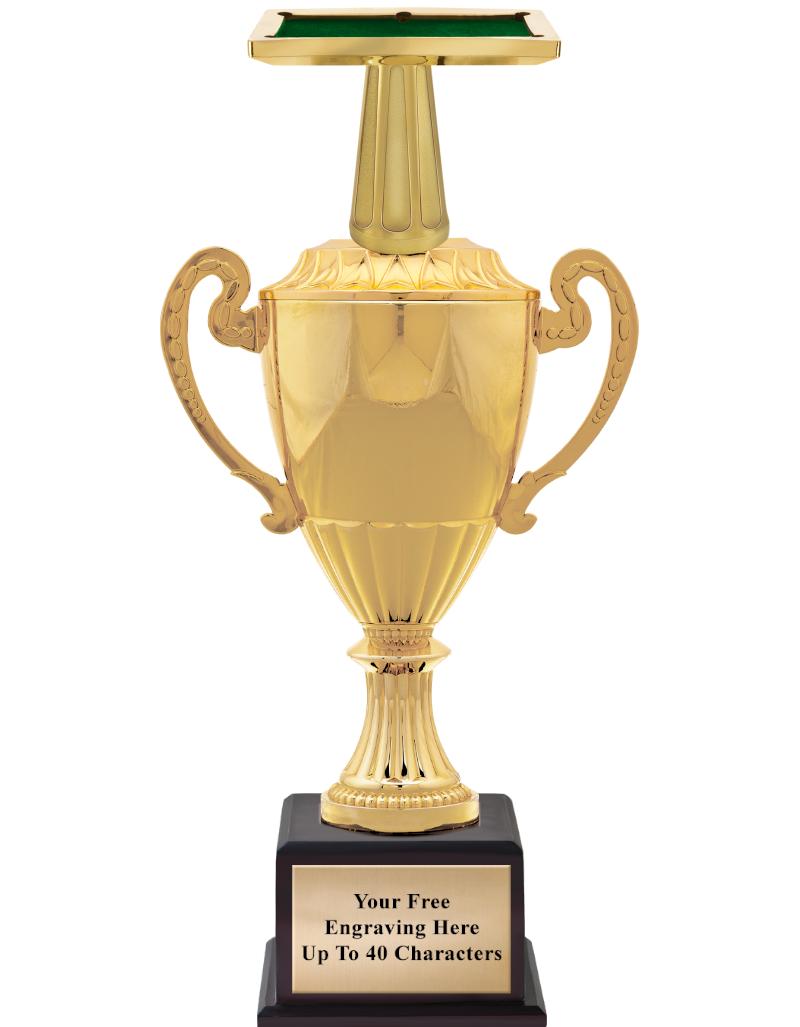 16 3/4" SOVEREIGN CUP W/FIGURE