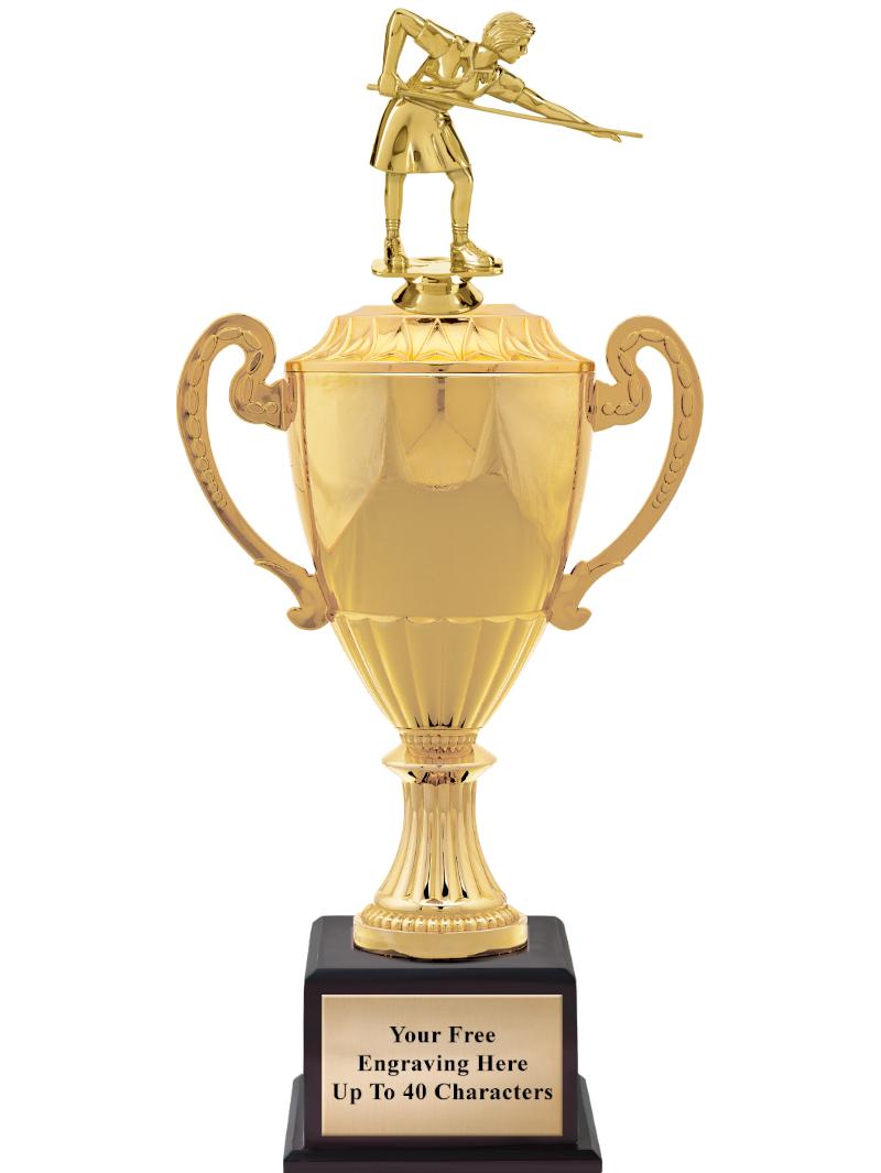 16 3/4" SOVEREIGN CUP W/FIGURE