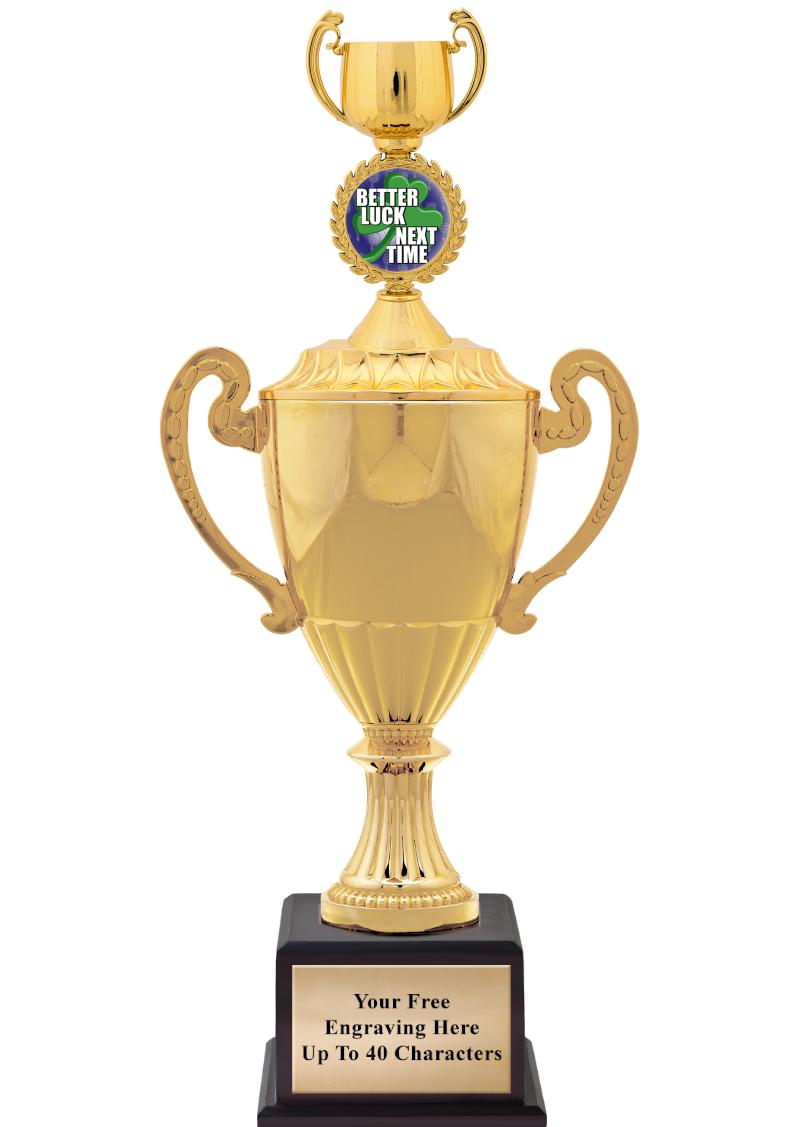 16 3/4" SOVEREIGN CUP W/FIGURE