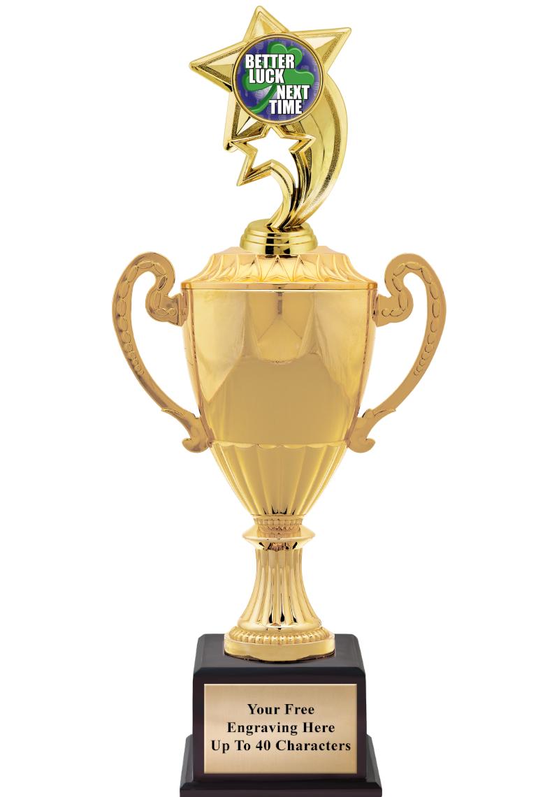 16 3/4" SOVEREIGN CUP W/FIGURE