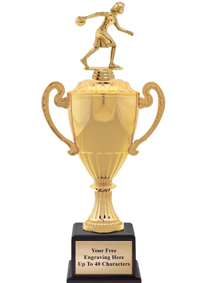 16 3/4" SOVEREIGN CUP W/FIGURE