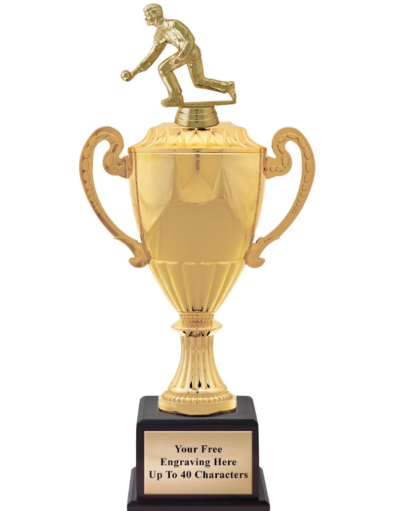 16 3/4" SOVEREIGN CUP W/FIGURE