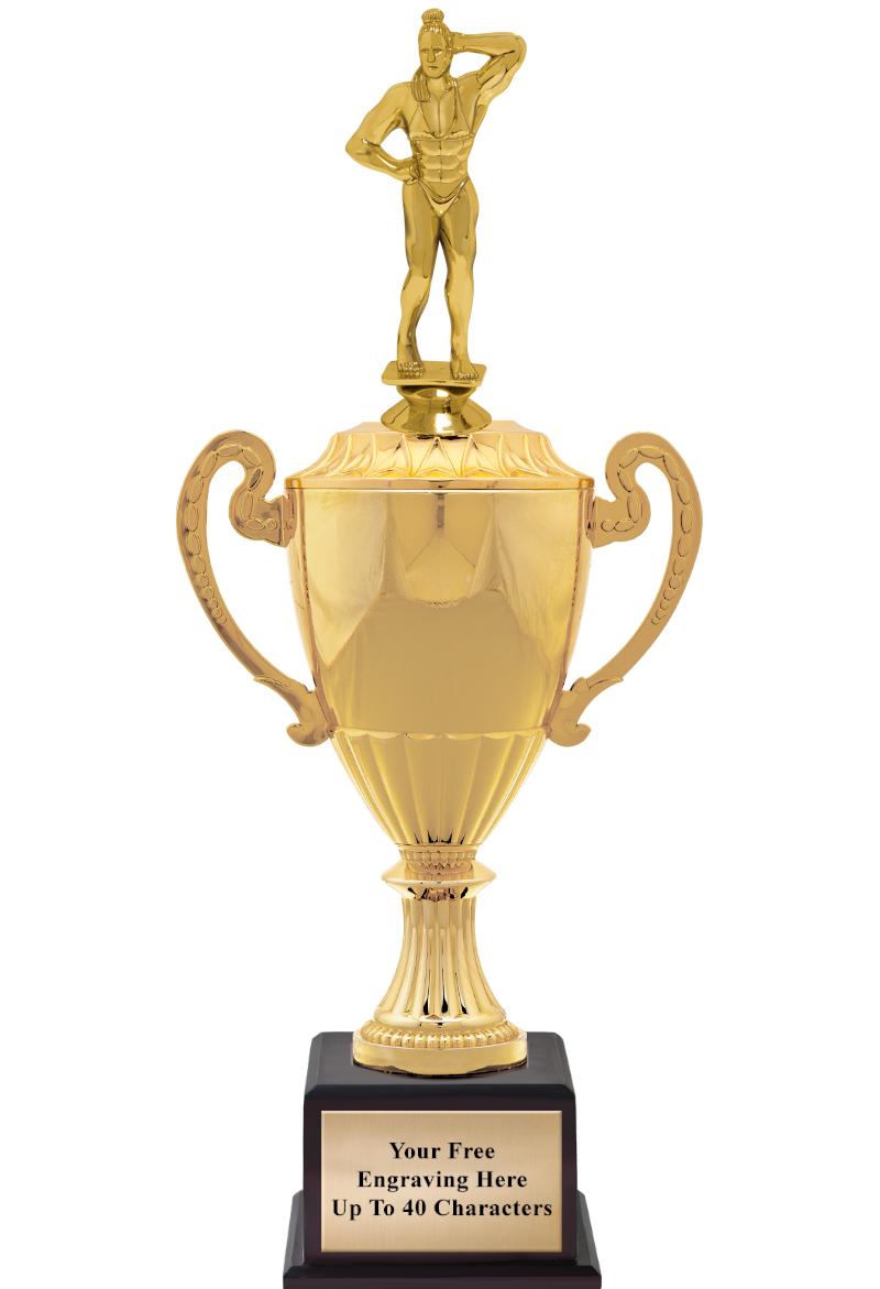 16 3/4" SOVEREIGN CUP W/FIGURE