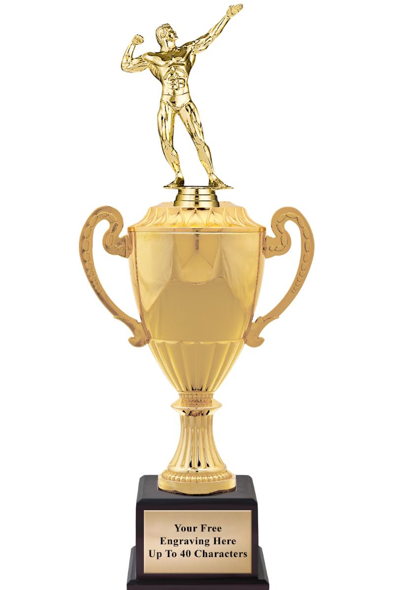 16 3/4" SOVEREIGN CUP W/FIGURE