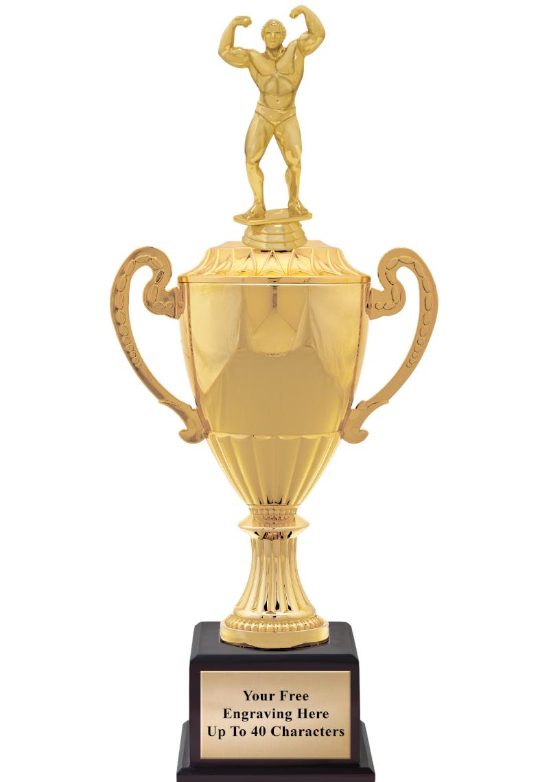 16 3/4" SOVEREIGN CUP W/FIGURE