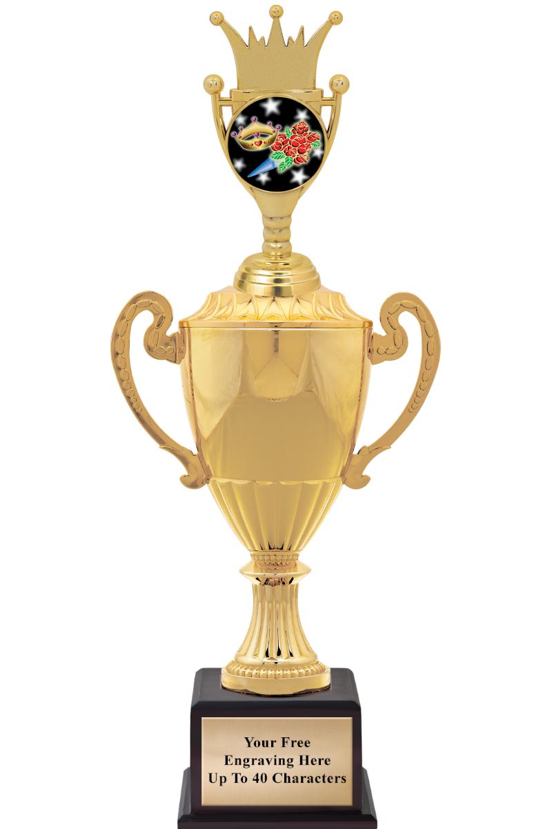 16 3/4" SOVEREIGN CUP W/FIGURE