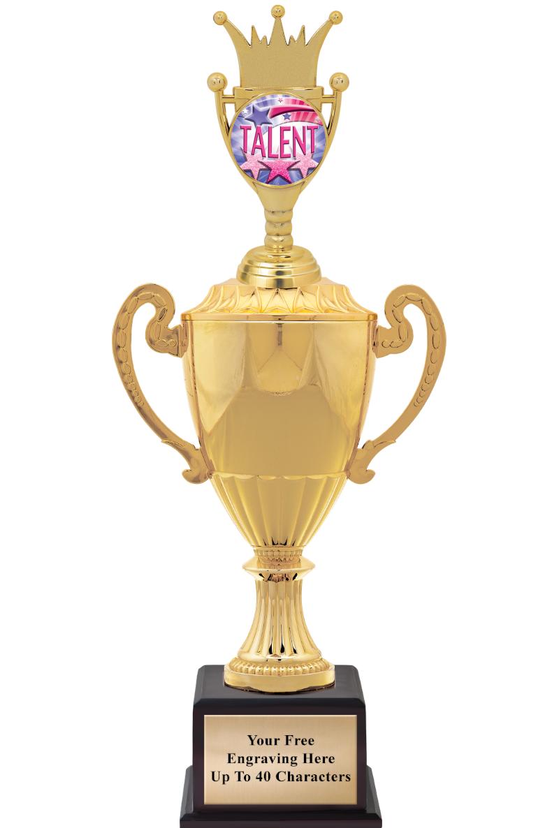 16 3/4" SOVEREIGN CUP W/FIGURE