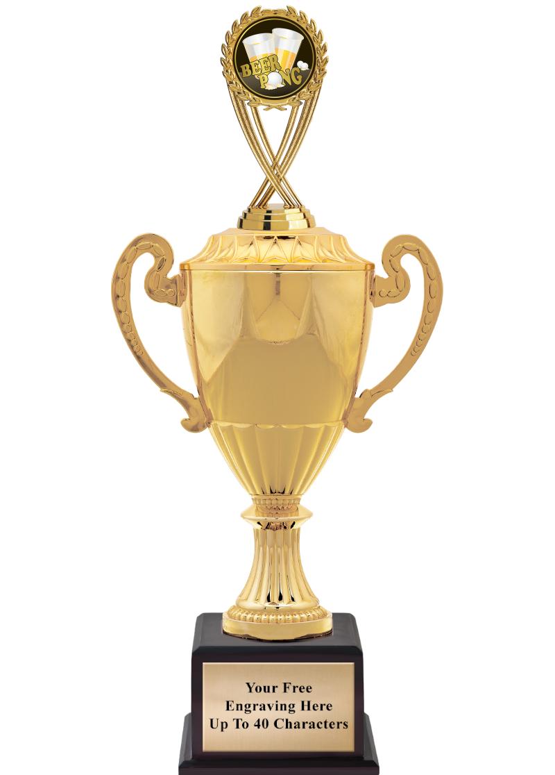 16 3/4" SOVEREIGN CUP W/FIGURE