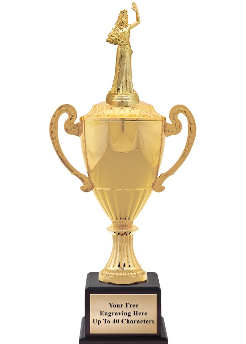 16 3/4" SOVEREIGN CUP W/FIGURE