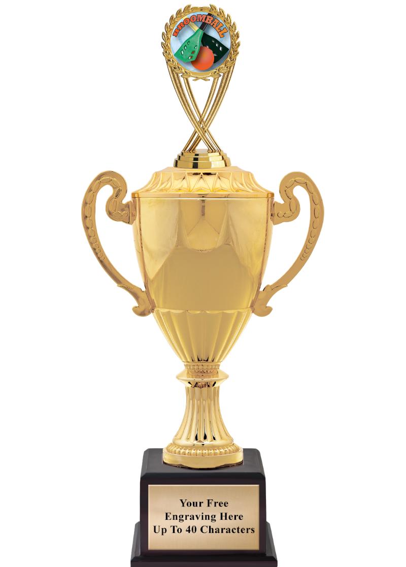16 3/4" SOVEREIGN CUP W/FIGURE