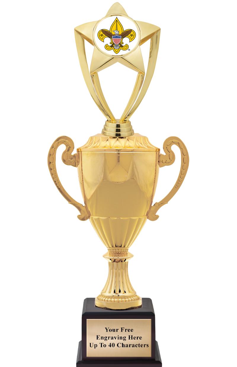 16 3/4" SOVEREIGN CUP W/FIGURE