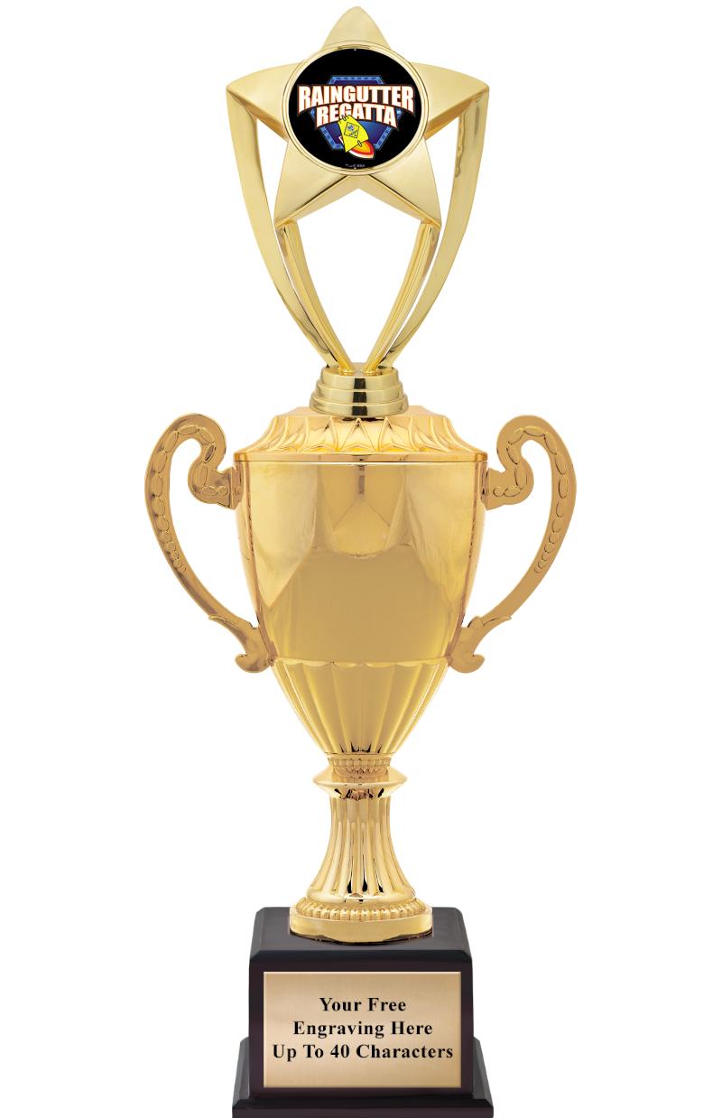 16 3/4" SOVEREIGN CUP W/FIGURE