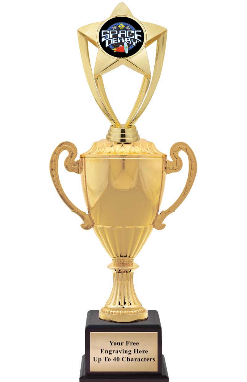 16 3/4" SOVEREIGN CUP W/FIGURE