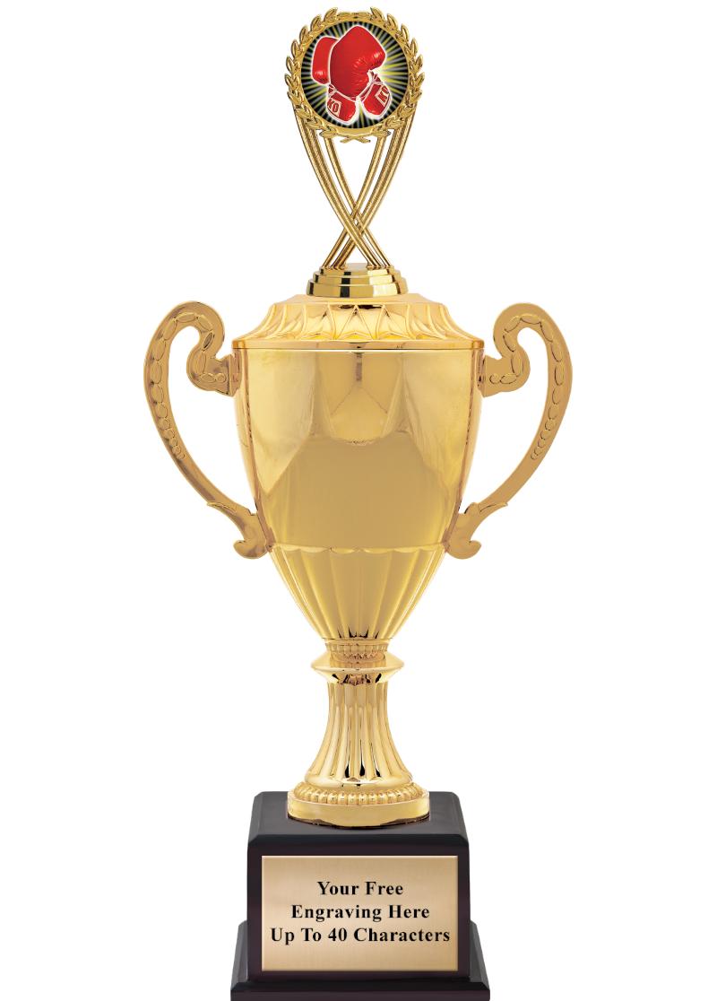 16 3/4" SOVEREIGN CUP W/FIGURE