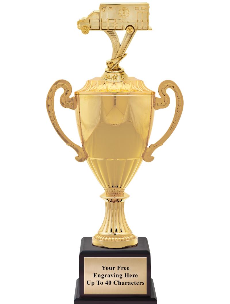 16 3/4" SOVEREIGN CUP W/FIGURE