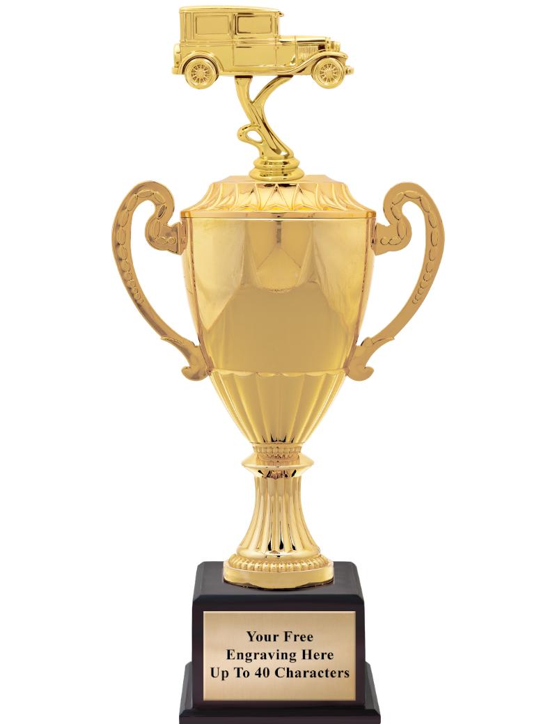 16 3/4" SOVEREIGN CUP W/FIGURE