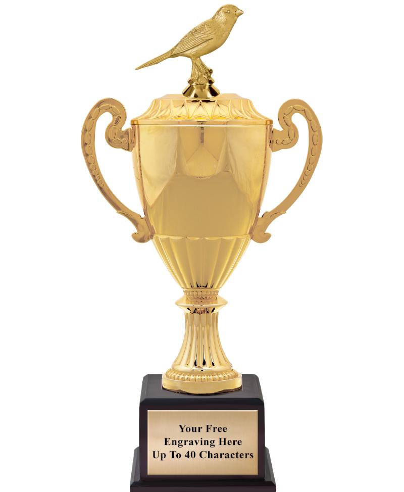 16 3/4" SOVEREIGN CUP W/FIGURE