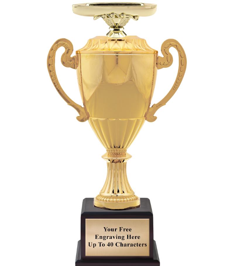 16 3/4" SOVEREIGN CUP W/FIGURE