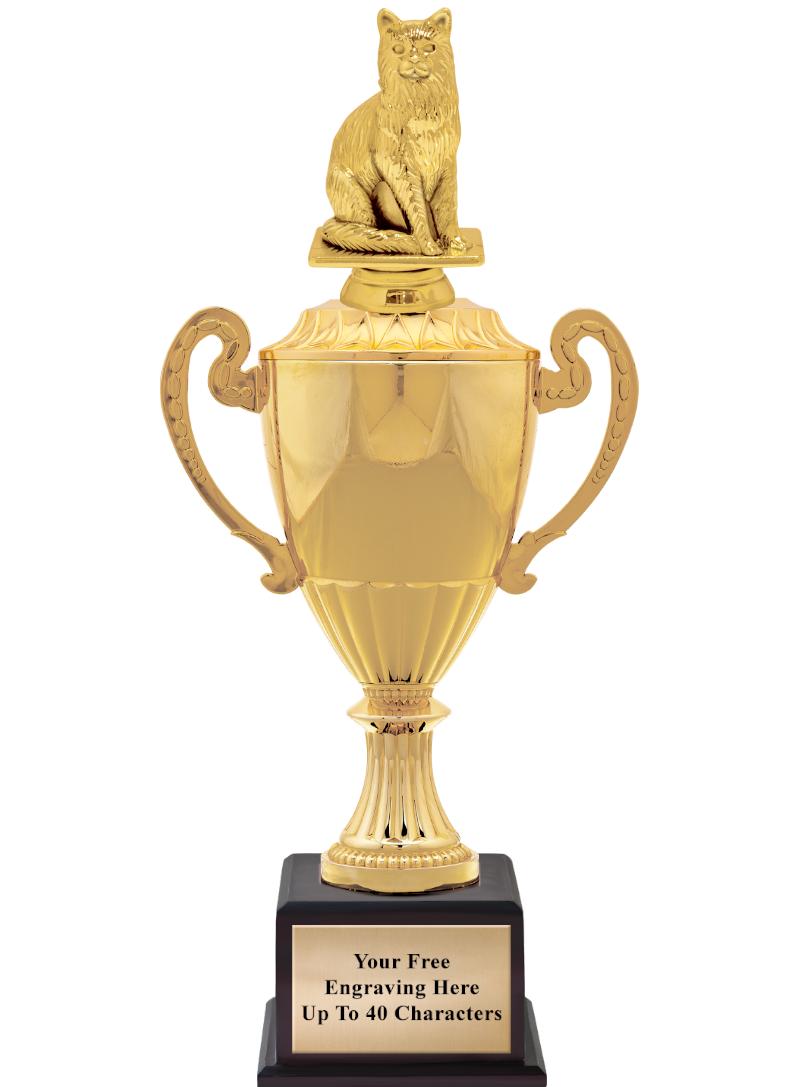 16 3/4" SOVEREIGN CUP W/FIGURE