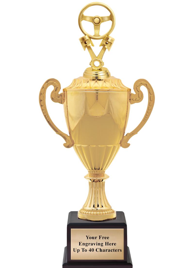 16 3/4" SOVEREIGN CUP W/FIGURE