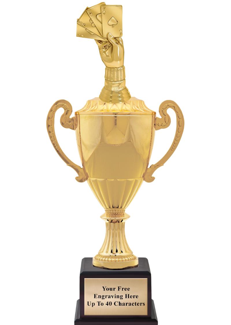 16 3/4" SOVEREIGN CUP W/FIGURE