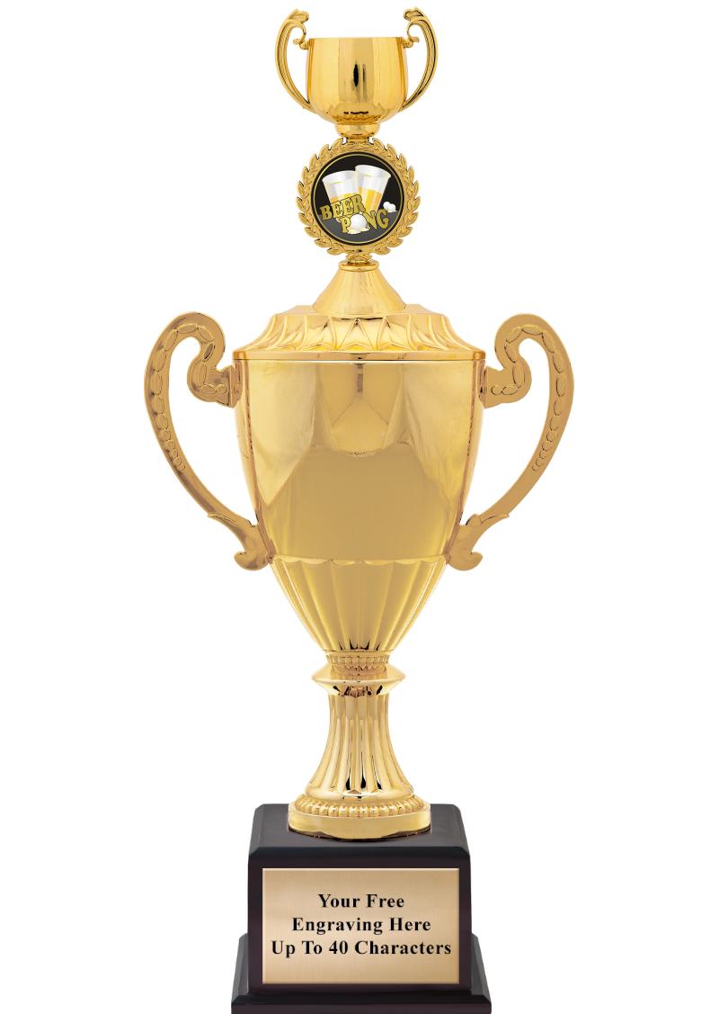 16 3/4" SOVEREIGN CUP W/FIGURE