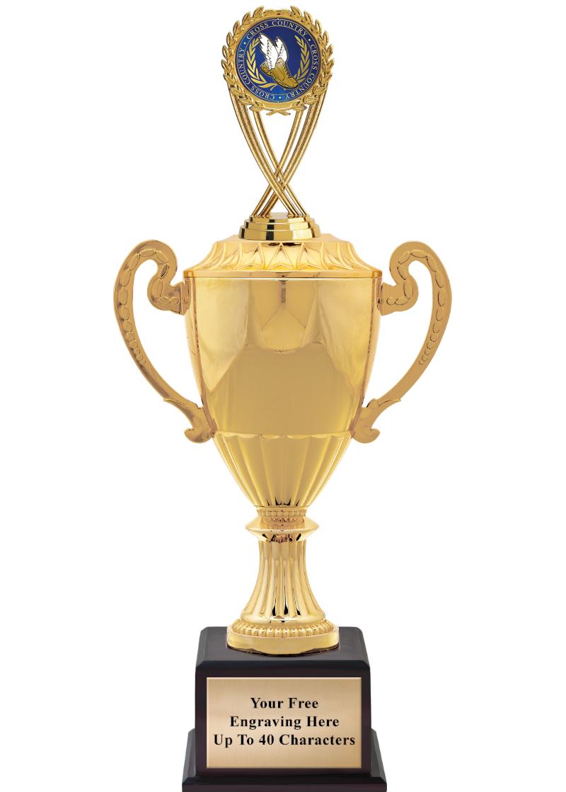 16 3/4" SOVEREIGN CUP W/FIGURE