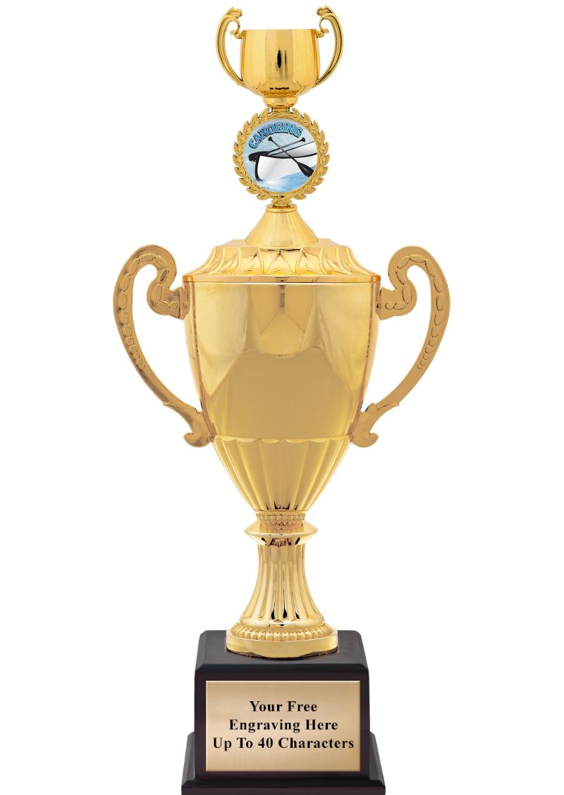 16 3/4" SOVEREIGN CUP W/FIGURE