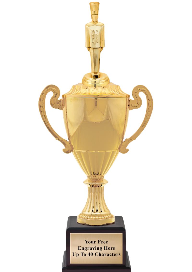 16 3/4" SOVEREIGN CUP W/FIGURE