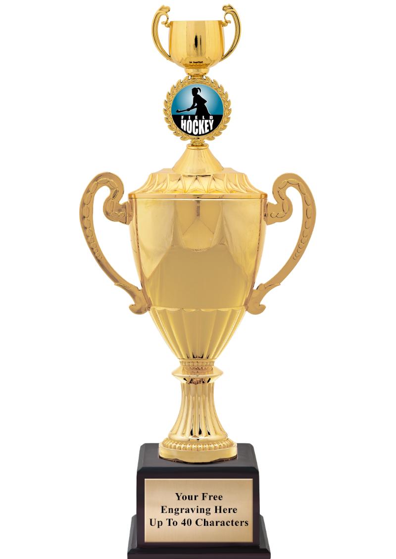 16 3/4" SOVEREIGN CUP W/FIGURE