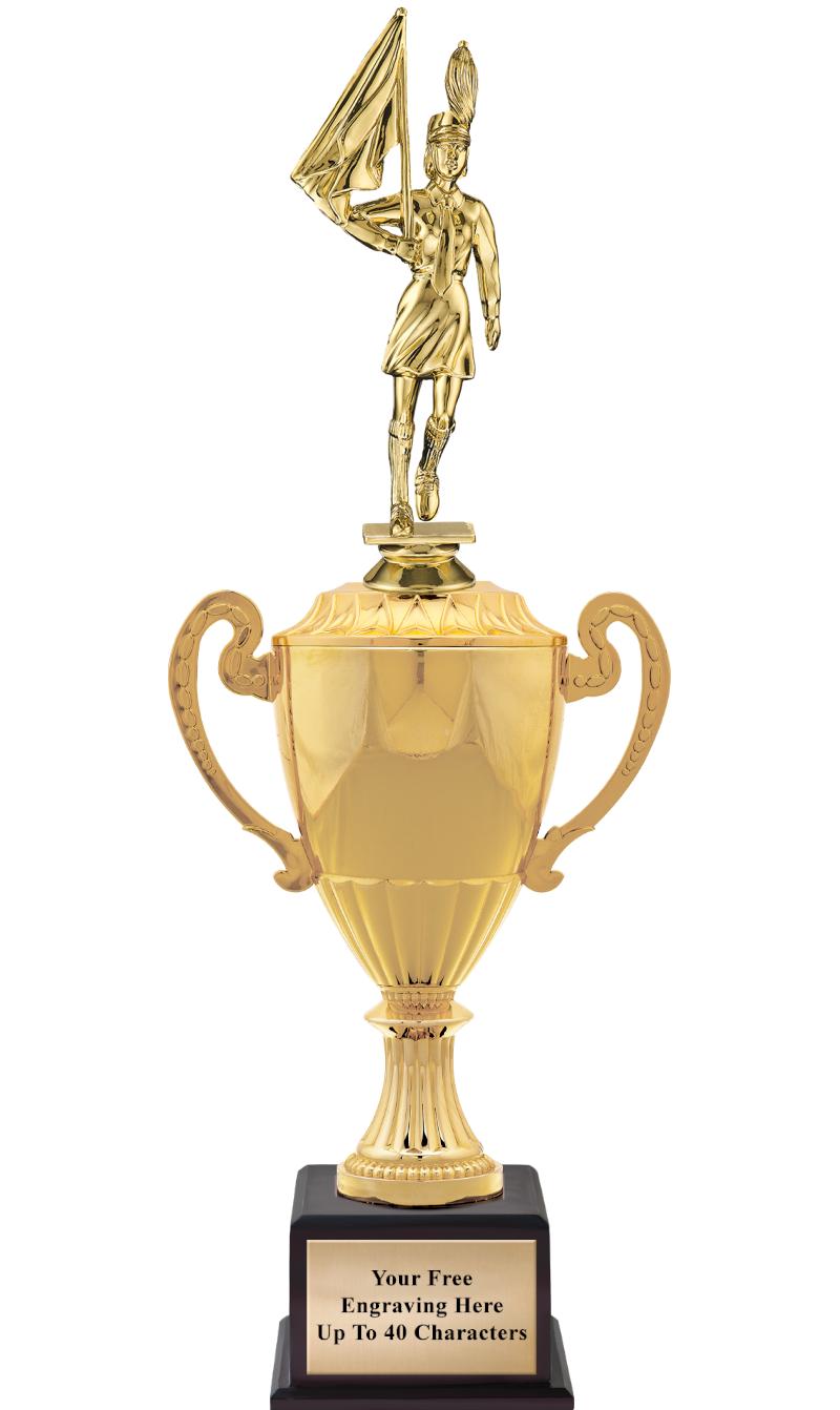 16 3/4" SOVEREIGN CUP W/FIGURE