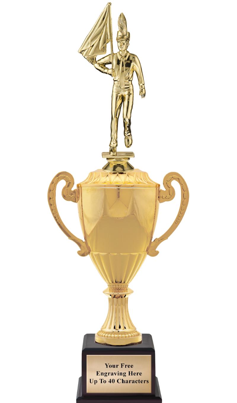 16 3/4" SOVEREIGN CUP W/FIGURE