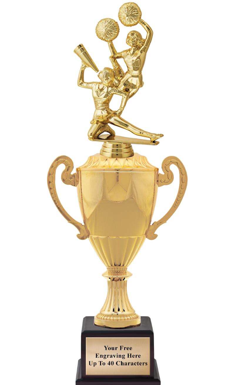 16 3/4" SOVEREIGN CUP W/FIGURE