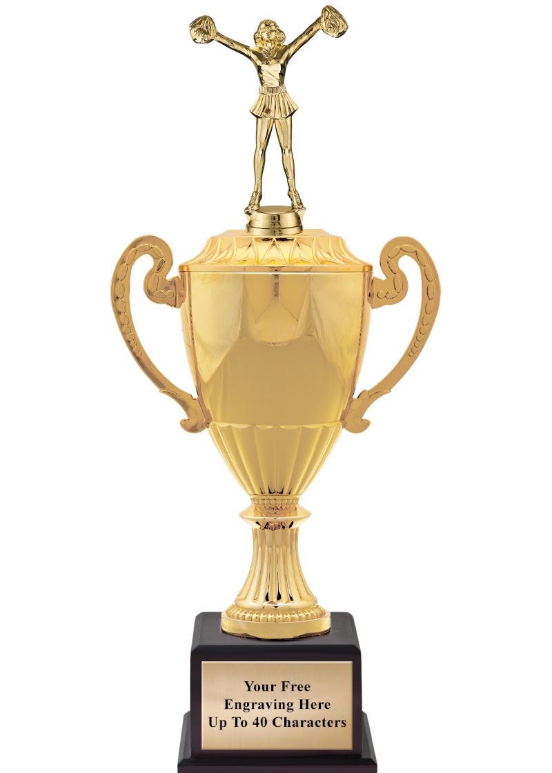 16 3/4" SOVEREIGN CUP W/FIGURE