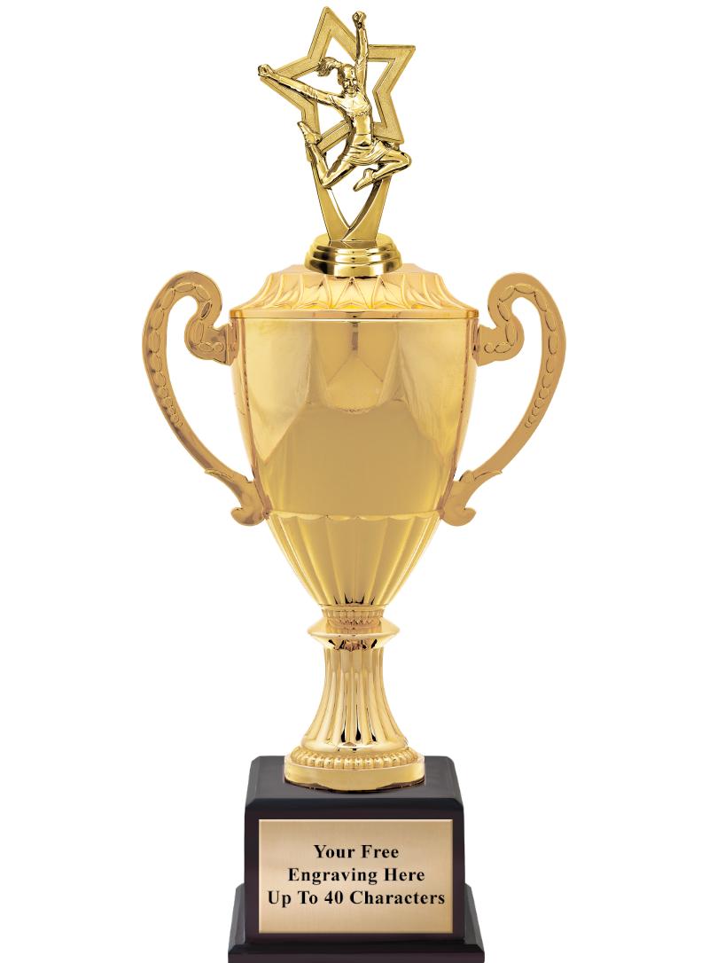 16 3/4" SOVEREIGN CUP W/FIGURE