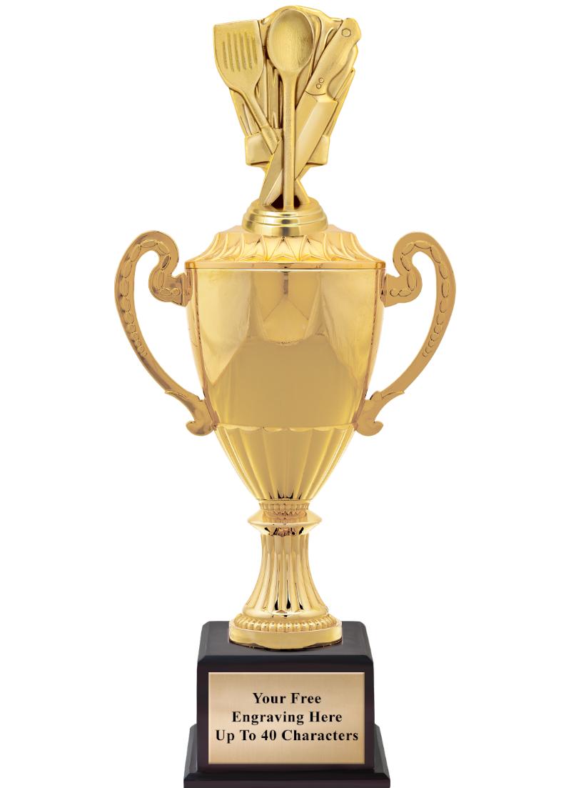 16 3/4" SOVEREIGN CUP W/FIGURE