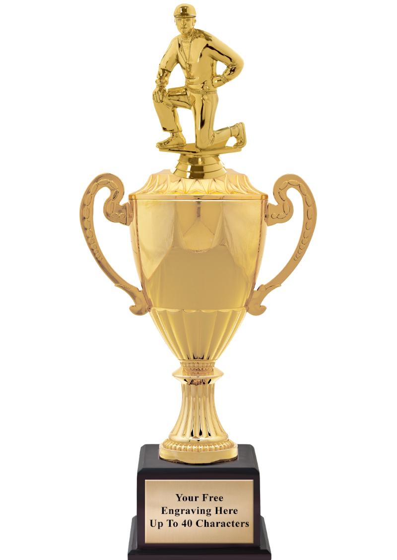 16 3/4" SOVEREIGN CUP W/FIGURE