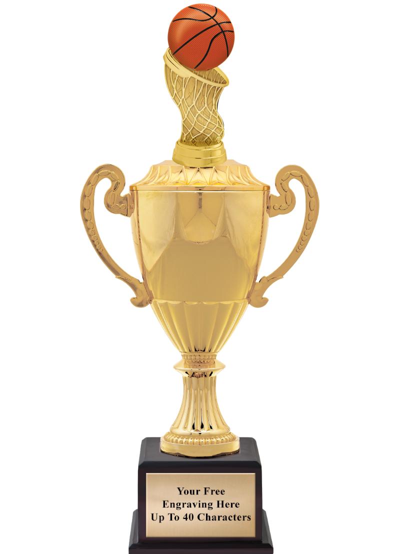 16 3/4" SOVEREIGN CUP W/FIGURE