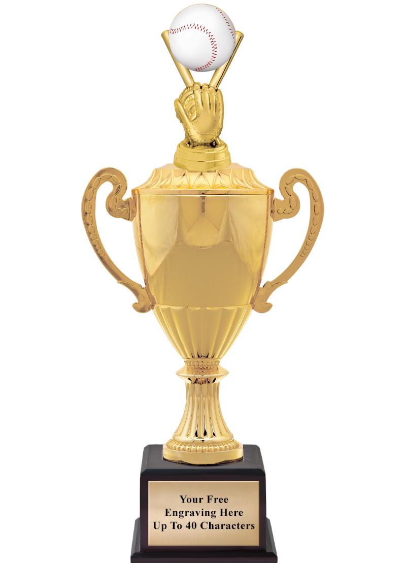 16 3/4" SOVEREIGN CUP W/FIGURE