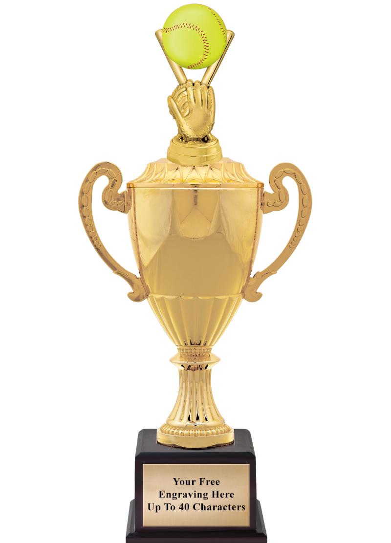 16 3/4" SOVEREIGN CUP W/FIGURE