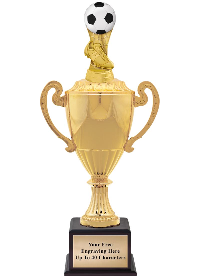 16 3/4" SOVEREIGN CUP W/FIGURE