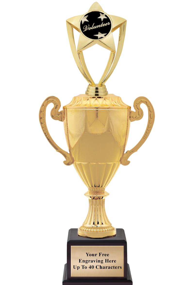 16 3/4" SOVEREIGN CUP W/FIGURE