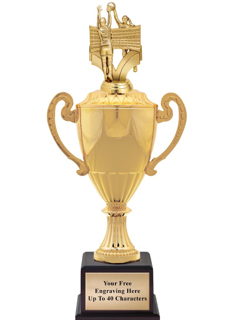 16 3/4" SOVEREIGN CUP W/FIGURE